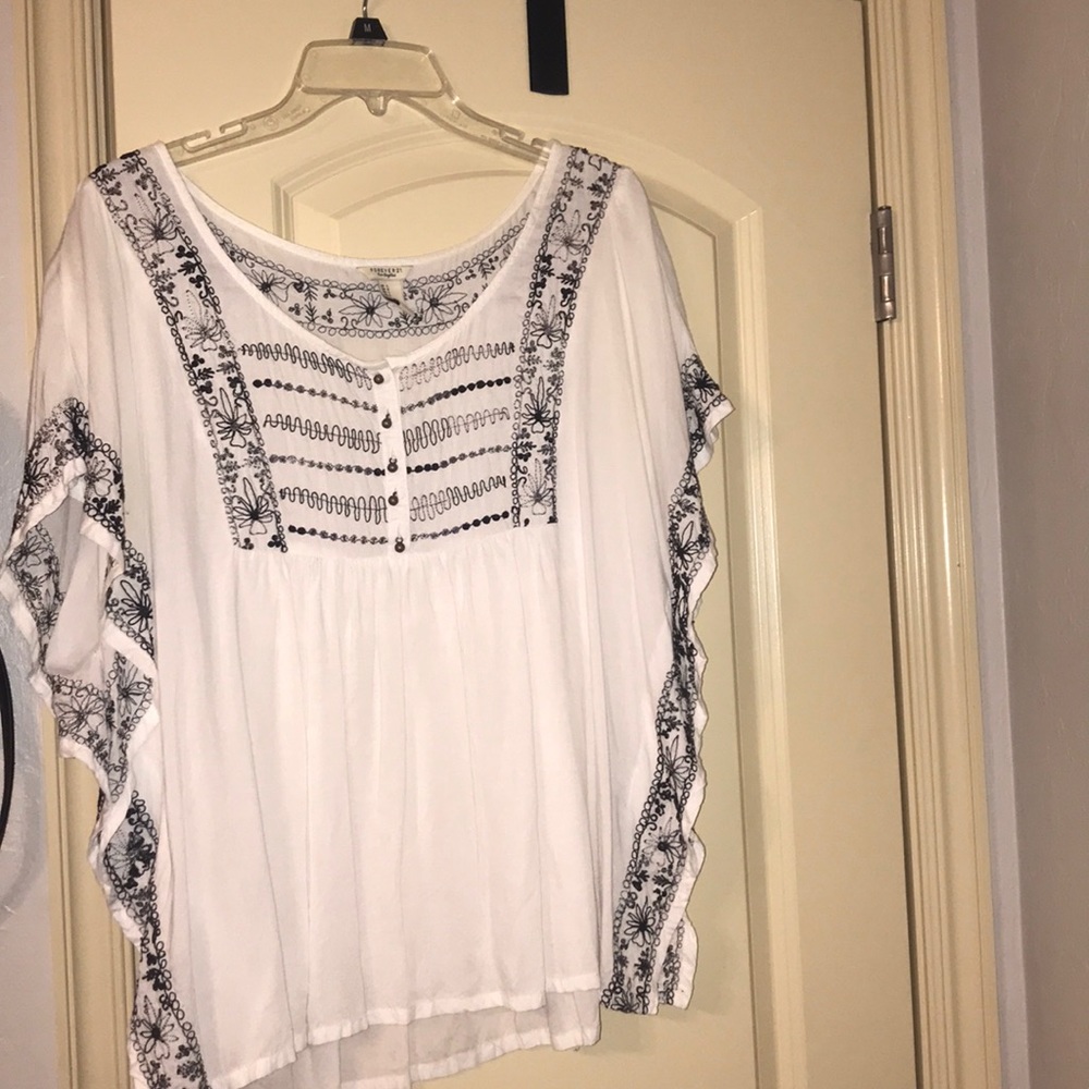 embroidered blouse